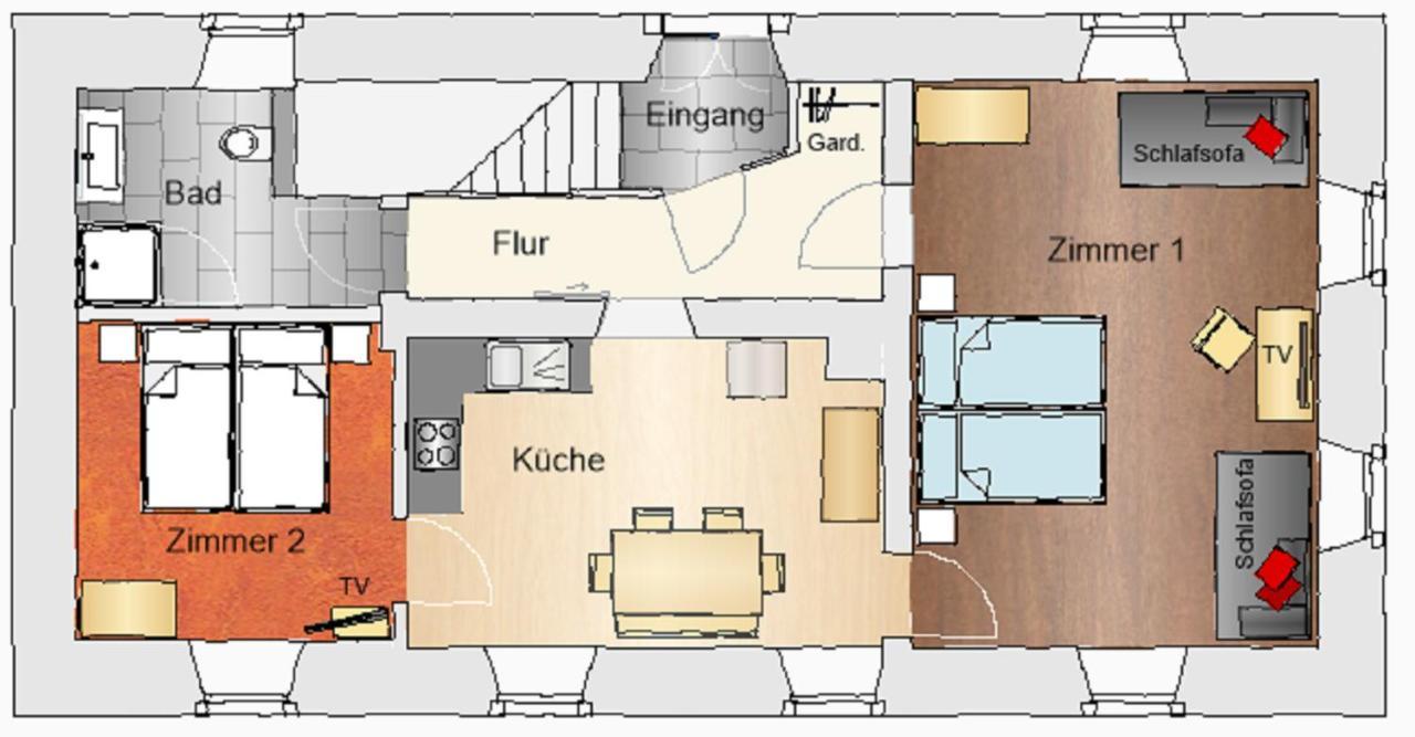 Landhausgarten Bunzmann Berg  Exteriér fotografie